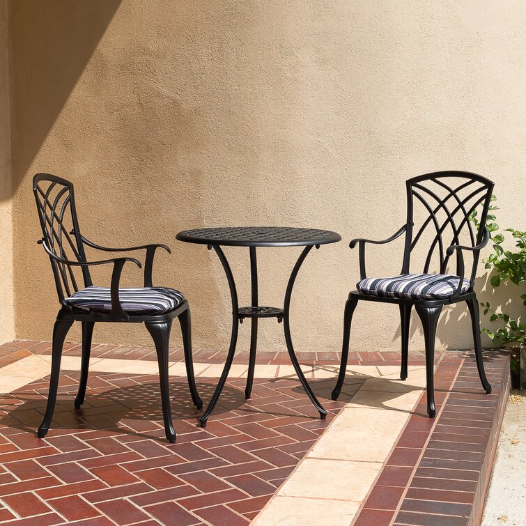 Alcott Hill Baist 2 Person Round Outdoor Dining Set with